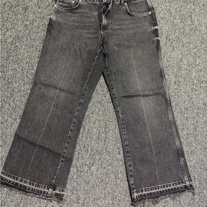 Zara Black Wide Leg Jeans